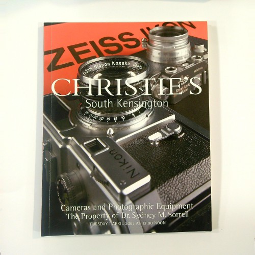 "CHRISTIES South Kensington - The Proerty of Dr. Sydney M. Sorrell - 1 April 2003"