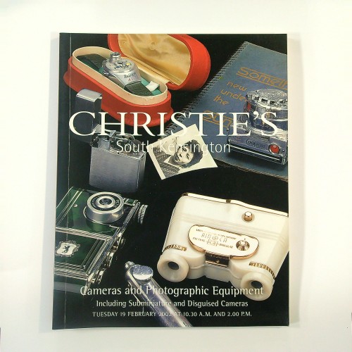 " CHRISTIES South Kensington - Including Subminiature and Disguised cameras - 19 February 2002"