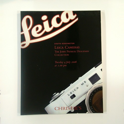 " LEICA SOUTH KENSINGTON - THE JOHN PATRICK DUIGENAN COLLECTION - 4 July 2006 - CHRISTIES"