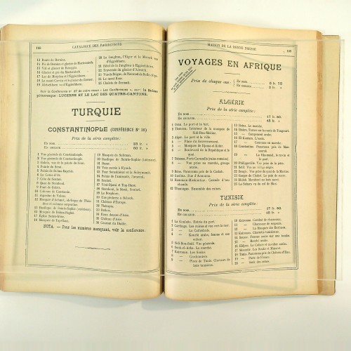 "Projections Lumineuses - COLLECTIONS INÉDITES - Catalogue 1905" Ref 1116331