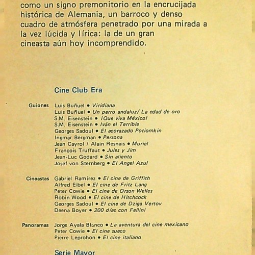 "JOSEF VON STERNBERG - EL ANGEL AZUL" Ref 1116967