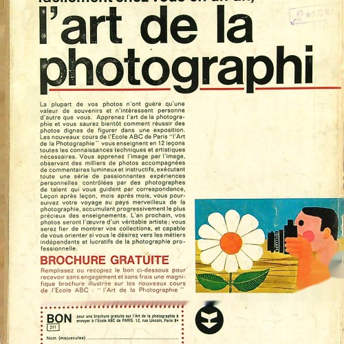 "PHOTO - CINEMA  - numéro hors série" 1966