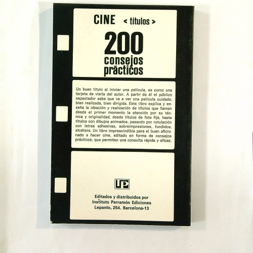 "CINE < TITULOS > 200 consejos prácticos" Ref 1118014