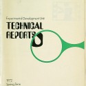"Experimental Development Unit - TECHNICAL REPORTS" 1972 - Ref 1116174