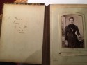 Victorian photographs leather album 32 photos