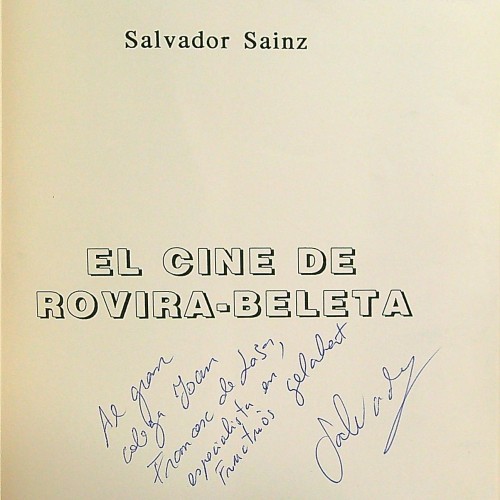 Catalogo  “El cine de Rovira Beleta"