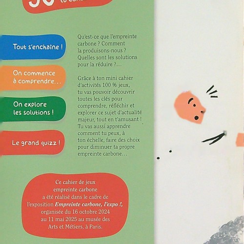 BLOC DE JUEGOS" Mon Cahier de Jeux – Empreinte Carbone