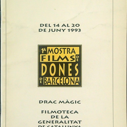 Libro: : Programa / catálogo de la 1a Mostra de Films de Dones de Barcelona
