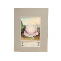 Optical hand-colored lithograph game" Royal Rose of England" 