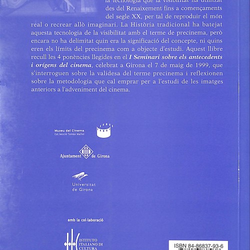 Libro: Què és el precinema? Bases metodològiques per a l’estudi del precinema