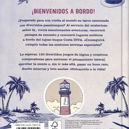Libro: relacionado con cruceros o viajes en barco