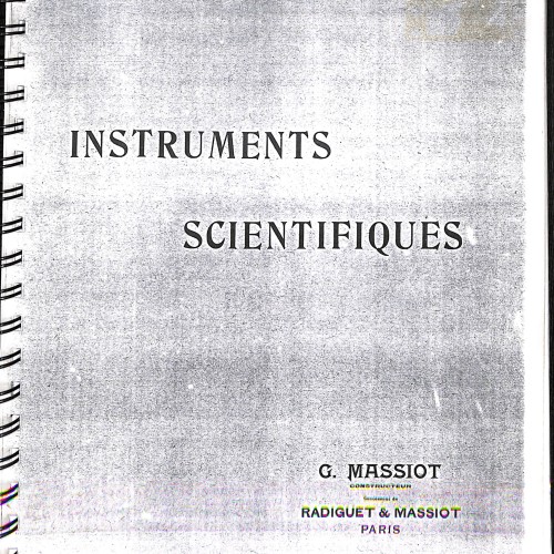 Libro:  Instruments Scientifiques