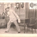 Fotografia: cartelera o tarjeta publicitaria de cine mudo de Pathé Frères