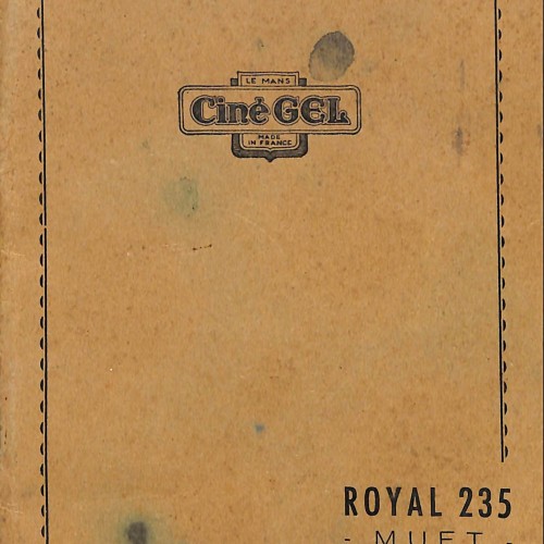 Folleto  Ciné-Gél