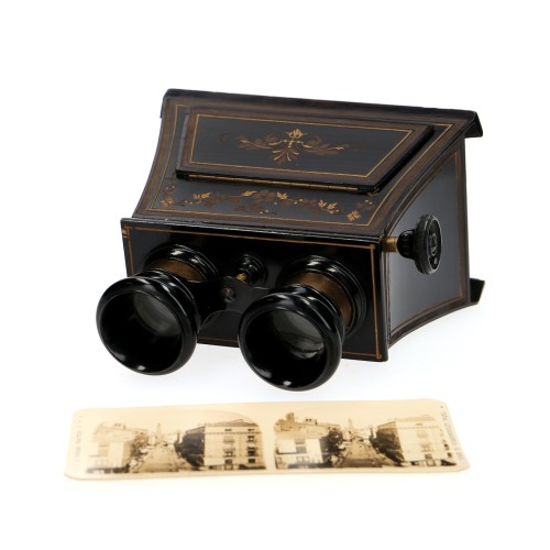 Wood stereo viewer