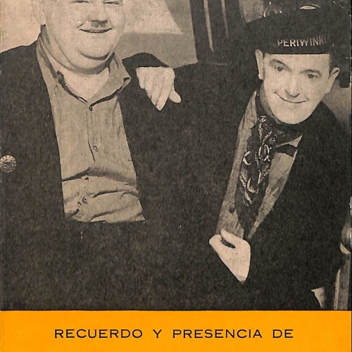 Libro: “Recuerdo y presencia de Stan Laurel y Oliver Hardy”
