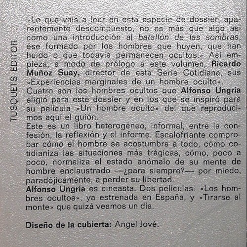 Libro: Los hombres ocultos