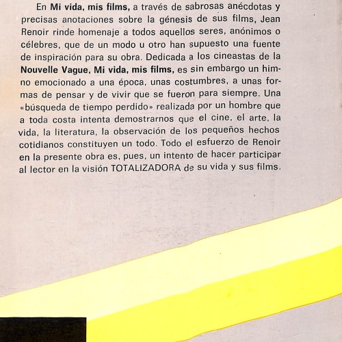 Libro: Mi vida y mis films de Jean Renoi