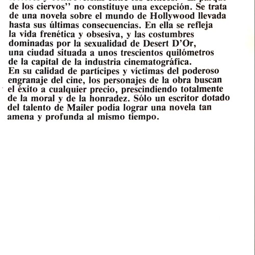 Libro: El parque de los ciervos