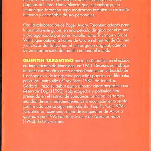 Libro: Pulp Fiction