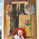 Acrílico  original cartel   Les Mystères de Paris – Par Eugène Sue