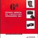 Libro: 6ª Subasta Especial de Colección – SONIMAGFOTO 2001