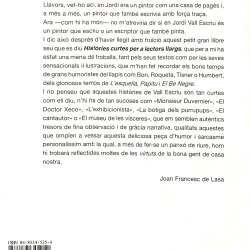 Libro: Històries curtes per a lectors llargs