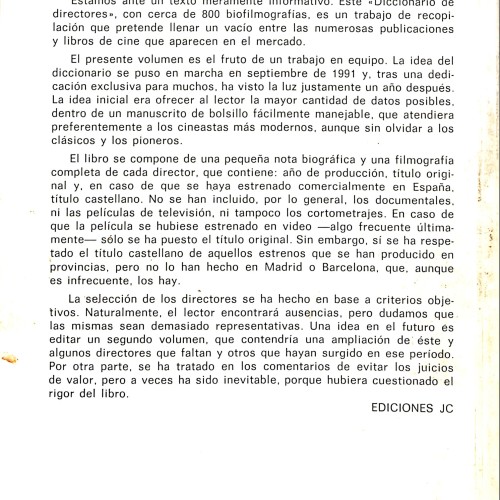 Libro: Diccionario de Directores