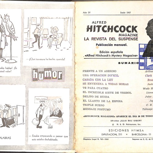 Libro: Hitchcock Magazine. Revista del Suspense – Nº 42