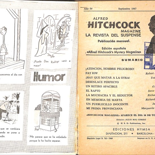 Libro: Hitchcock Magazine. Revista del Suspense – Nº 45