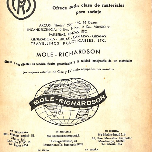 Libro: Guía Cinematográfica y de Películas Estrenadas – 1962