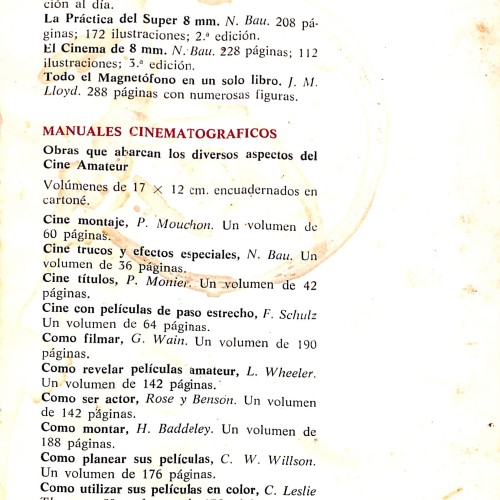Toda la Cinematografía en un solo libro