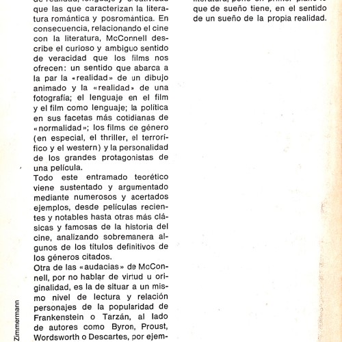 El cine y la imaginación romántica