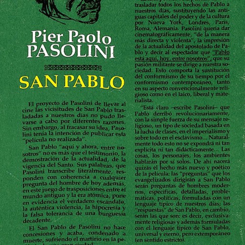 San Pablo (“San Pablo está aquí, hoy, entre nosotros”)