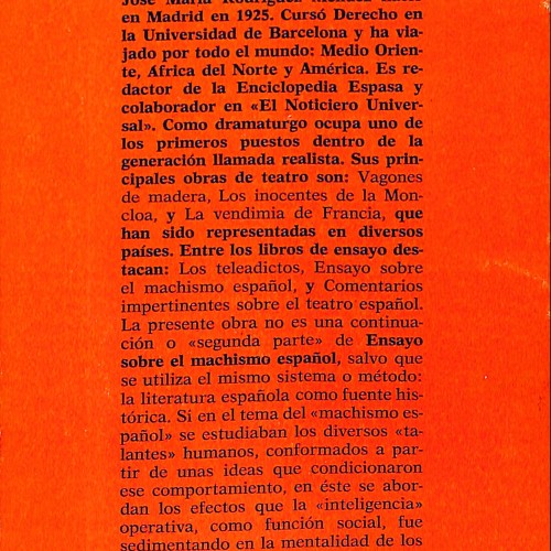 Ensayo sobre la “inteligencia” española