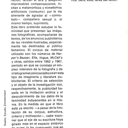 Iconografía femenina y publicidad
