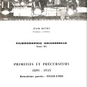 Filmographie Universelle, Tome III — Primitifs et Précurseurs (1895–1915). Deuxième partie: États-Unis
