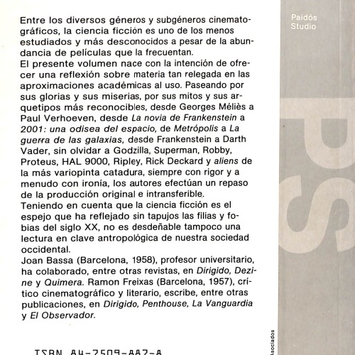 El cine de ciencia ficción. Una aproximación