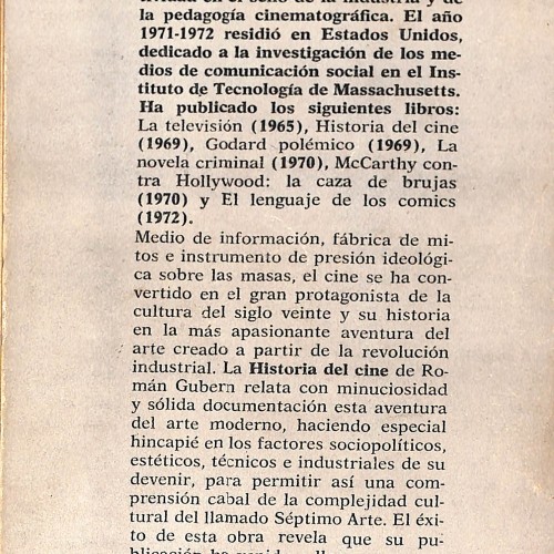 Historia del cine. Volumen 1