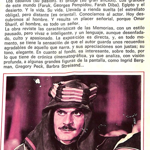 Omar Sharif. El eterno masculino