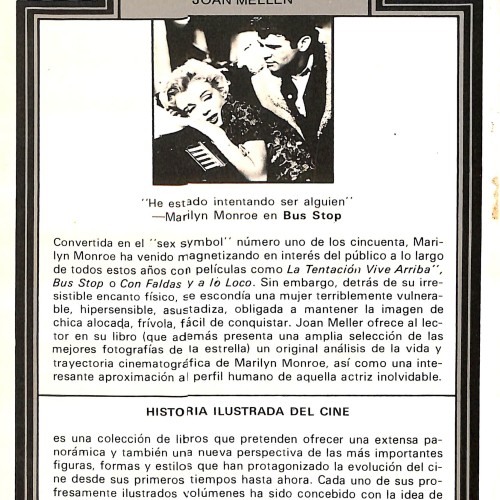 Marilyn Monroe (colección Historia Ilustrada del Cine)