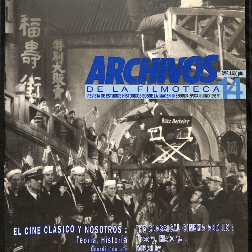 Revista Archivos de la Filmoteca – Revista de Estudios Históricos sobre la Imagen, n.º 14: