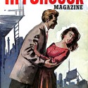 Narraciones Terroríficas (folleto promocional) y Alfred Hitchcock Magazine, n.º 25