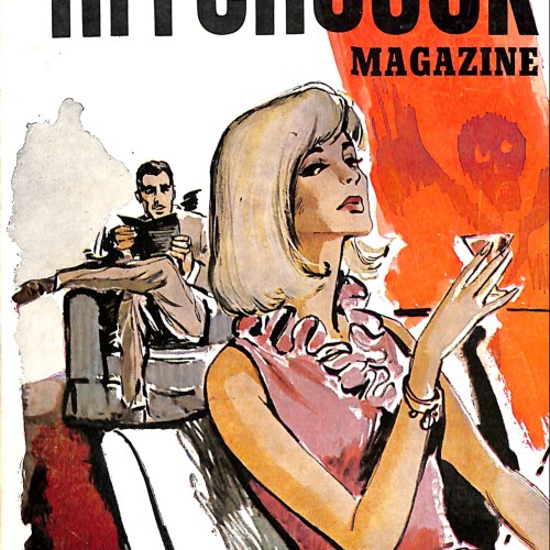 Antología de las mejores novelas policíacas (folleto publicitario O.L.A.P.) y Alfred Hitchcock Magazine, n.º 24 (diciembre 1965)
