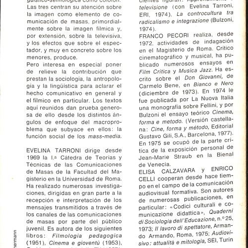 Comunicación de masas: Perspectivas y métodos
