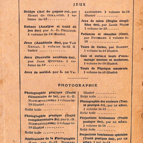 Raité élémentaire de Photographie Pratique