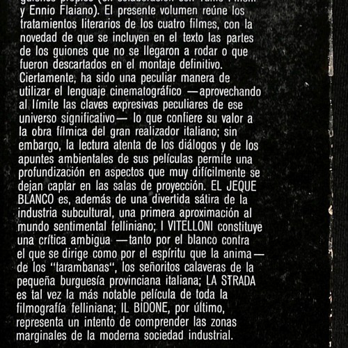 El Jeque Blanco / I Vitelloni / La Strada / Il Bidone