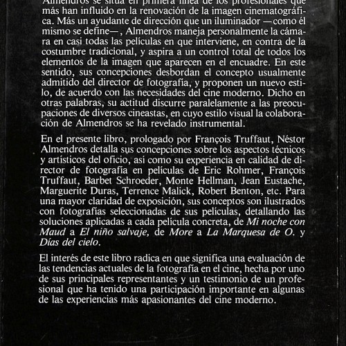 Néstor Almendros: Días de una cámara