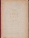 Ernst Leitz 1849 1949 Book Dem der Schopfer Leica Gewidmet