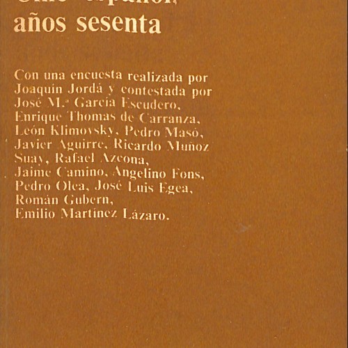 Cine español, años sesenta  Autor:  Augusto M. Torres